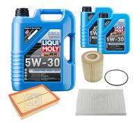 FEBI Inspektionspaket 7L LIQUI MOLY 5W-30 Longtime High Tech für Land Rover