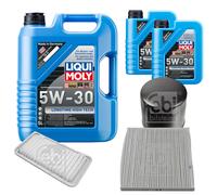 FEBI Inspektionspaket 7L LIQUI MOLY 5W-30 Longtime High Tech für Toyota Avensis