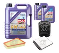 FEBI Inspektionspaket 7L LIQUI MOLY 5W-40 Leichtlauf High Tech für Citroën