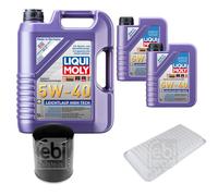 FEBI Inspektionspaket 7L LIQUI MOLY 5W-40 Leichtlauf High Tech für Mazda MX-5