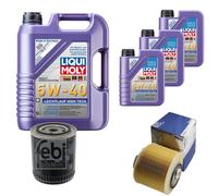 FEBI Inspektionspaket 8L LIQUI MOLY 5W-40 Leichtlauf High Tech für Audi A6