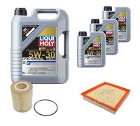 FEBI Inspektionspaket 8L LIQUI MOLY SPECIAL TEC F 5W-30 für Jaguar XF X260 3.0