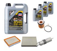 FEBI Inspektionspaket 8L LIQUI MOLY Top Tec 4100 5W-40 für BMW 3er F30 F80 335i