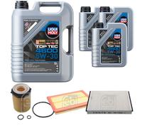 FEBI Inspektionspaket 8L Liqui Moly Top Tec 4600 5W-30 für Mercedes C-Klasse