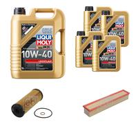 FEBI Inspektionspaket 9L LIQUI MOLY 10W-40 Leichtlauf für Mercedes C-Klasse