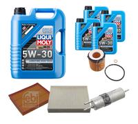 FEBI Inspektionspaket 9L LIQUI MOLY 5W-30 Longtime High Tech für BMW 3er F30