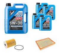 FEBI Inspektionspaket 9L LIQUI MOLY 5W-30 Longtime High Tech für Opel Movano