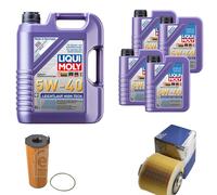 FEBI Inspektionspaket 9L LIQUI MOLY 5W-40 Leichtlauf High Tech für Audi A6