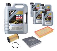 FEBI Inspektionspaket 9L LIQUI MOLY SPECIAL TEC F 5W-30 für Jaguar XF _J05_