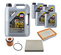 FEBI Inspektionspaket 9L LIQUI MOLY Top Tec 4100 5W-40 für BMW 3er F30 F80 335i