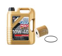 FEBI Ölfilter 5L LIQUI MOLY 10W-40 Leichtlauf für Smart Fortwo Coupe 451 0.8