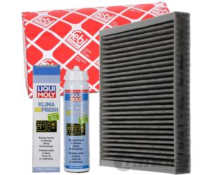 FEBI POLLENFILTER+LIQUI KLIMADESINFEKTION für SMART FORTWO 451 COUPE CABRIO