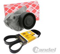 FEBI RIEMENSPANNER + CONTI KEILRIPPENRIEMEN passend für VOLVO C70 I S70 V70 I