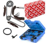 Febi Steuerketten-satz + Motoreinstellwerkzeug Passend Für Bmw N47 118d - 320d