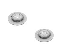 FEBI x2 Stk Bremsscheibe Hinterachse Für FORD MAZDA C-Max Focus II 3 1748745