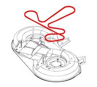 Federal 40 Keilriemen 599365301 Messerantrieb für HUSQVARNA (ab 2018) TC 138, TC 138M, TC 138L, TC 139T, TC 238T