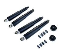 Federbein Satz Stoßdämpfer Set Kurz Komplett Vorne & Hinten Schwarz passend für Simson Schwalbe KR51/1, Star, Habicht, Sperber - 310mm