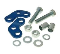 Federbein Stoßdämpfer Höherlegung / Tieferlegung blau für Derbi, Aprilia, Gilera