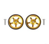 Feegow Aluminium-Legierung, zusammenklappbar für einfache Räder, 60 mm, mit integriertem Lager für 3Sixty reibungslose, arbeitssparende, leichte Ersatzteile, goldfarben