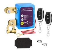 Feelhap Drahtloser Ferngesteuerter Auto Trennschalter, 12V 240A Remote Batterietrennschalter mit Fernbedienung Kill Switch Anti-Diebstahl, Automatische Abschaltung Schalter für Auto,RV,ATV,LKW,Boot.