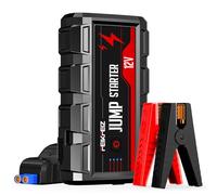 FEIKFEIZ Starthilfe Powerbank 4000A,Auto Starthilfe 12V (8,0L Benzin und Bis Zu 6,0L Diesel), Auto Batterie Booster mit LED Taschenlampe und USB3.0 Ausgang.
