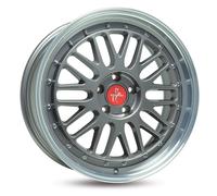 Felgen Keskin Tuning Kt22 8,0jx18 5/114,3 Et40 72,6 Tglp Titan Grey Lip Polish