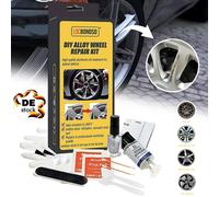 Felgen Reparatur-Set Aluminiumlegierung Risse Dellen Kratzerentferner Kit PKW