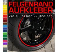 Felgenaufkleber 9mm für Auto Motorrad Wohnmobil Wohnwagen Roller