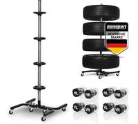 Felgenbaum fahrbar für Autoreifen 295 mm Felgenständer Reifenständer Reifenbaum