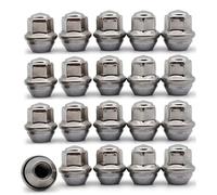 Felgenbefestigung 20x M12x1.5mm Auto Rad Lug Schrauben Muttern 2434886 2179620 ACPA1012D2B Kompatibel Mit Ford Für Tourneo Für Courier Für B460 2014-2023