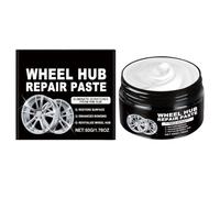 Felgenreiniger Alufelgen 50g, Alufelgen Reparatur Set, Chrompolitur Mit Sponge, Metallpolitur, Aluminium Politur, Konserviert, Schützt, Pflegt, Lässt Die Felgen Spiegeln, Durchsichtig