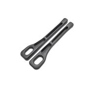 FENIQG 2 Stück Autositz Lückenfüller Organizer für BMW 3 Series E46 1998-2005, Weicher Eva Spaltfüller Konsole Seitentasche Aufbewahrung Interieur Zubehör,Black