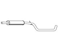 FENNO Auspuff MSD Mittelschalldämpfer für VW Golf V 1.2 TSI + 1.6 + Plus