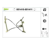 VALEO 851410 Fensterheber VALEO EXPERTISE: Profitieren Sie von VALEOs umfassender Erfahrung in der Erstausrüstung und mehr als 40 Jahren Erfahrung.