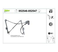Fensterheber VALEO 852546 für BMW 2er