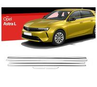 Fensterleisten für Opel Astra L ab 2022 6 tlg Edelstahl Zierleisten