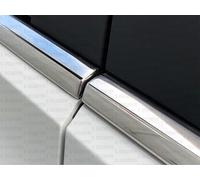 Fensterleisten Zierleisten Edelstahl Chrom für Dacia sandero II 4tlg