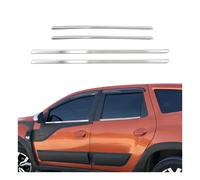 Fensterleisten Zierleisten für Dacia Duster 2018-2021 Gebürstet Chrom 4tlg