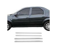 Fensterleisten Zierleisten für Dacia Logan 2008-2013 Edelstahl Chrom 4tlg