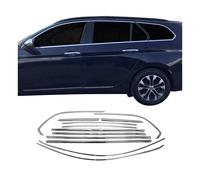 Fensterleisten Zierleisten für Fiat Tipo Kombi 2015-2025 Edelstahl Chrom 12tlg