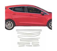 Fensterleisten Zierleisten für Ford Fiesta 2017-2021 Edelstahl Chrom 16tlg