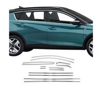 Fensterleisten Zierleisten für Hyundai Bayon 2021-2025 Edelstahl Chrom 14tlg