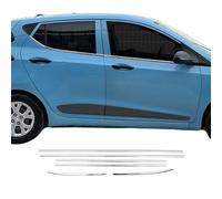 Fensterleisten Zierleisten für Hyundai i10 2011-2013 Edelstahl Chrom 6tlg