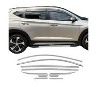 Fensterleisten Zierleisten für Hyundai Tucson 2015-2020 Edelstahl Chrom 10tlg