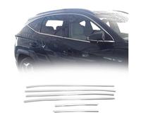 Fensterleisten Zierleisten für Hyundai Tucson NX4 2022-2025 Edelstahl Chrom 6tlg