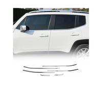 Fensterleisten Zierleisten für Jeep Renegade 2014-19 Edelstahl Chrom 6tlg