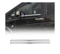 Fensterleisten Zierleisten für Mercedes Vito W639 2003-2014 Edelstahl Chrom 2tlg