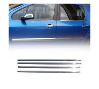Fensterleisten Zierleisten für Peugeot 307 2001-2008 Edelstahl Chrom 4tlg