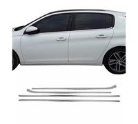 Fensterleisten Zierleisten für Peugeot 308 2014-2021 Edelstahl Chrom 4tlg