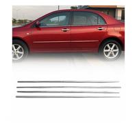 Fensterleisten Zierleisten für Toyota Corolla Stufenheck 2001-2007 Chrom 4tlg